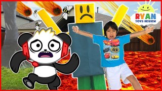 Roblox Natural Survival Disaster In Real Life Combo Panda Gaming Allvloggers - real life roblox gamers