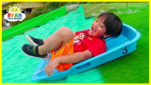Worlds Biggest Giant Slides!!! | Kids Family Fun Trip to the Farm with Animals!!!