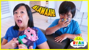 Ryan pranks his MOM with Crate Creatures BIG BLOWOUT Surprise!