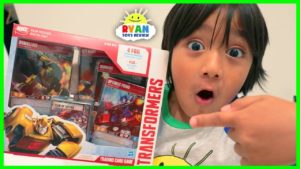 TRANSFORMERS CARDS OPENING Booster Pack Reveal Transformers TCG Trading Cards with Ryan ToysReview