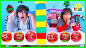 Twin Telepathy Surprise Toys Challenge Fun Fizzers Ryan vs Daddy!