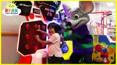 Chuck E Cheese Indoor Playground and Activities for Kids!!!!