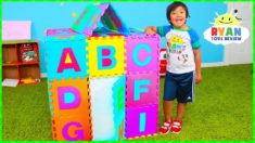 ABC Song Playhouse Learn English Alphabet for Children with Ryan! | Kids Nursery Rhymes