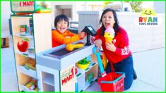 Ryan Pretend Play Grocery Store Shopping Super Market Toys!