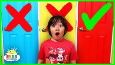 Don’t Choose the Wong Door Challenge with Ryan!!!