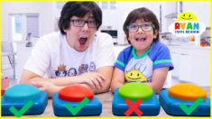 Don’ts Push the Wrong Button Challenge with Ryan and Daddy!