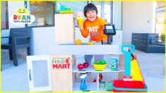 Ryan Grocery Store Shopping Pretend Play with Super Market Toys!