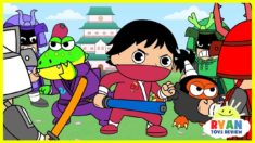 Ryan Ninja kids Spy Mission |  Cartoon Animation for Children with Ryan ToysReview