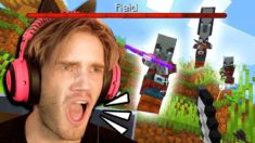 I got RAIDED in Minecraft!!!