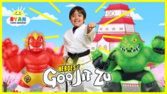 Ryan and Heroes of Goo Jit Zu Saves the World!