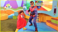 Ryan’s Mystery Playdate Episode with Captain Man from Henry Danger! Most Favorite Superhero!!!