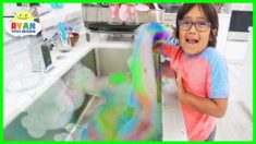 Rainbow Snake bubbles DIY Science Experiments at home!!!