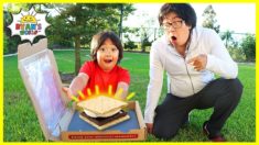 How to make DIY S’mores in a Solar Oven Pizza Box!!!!