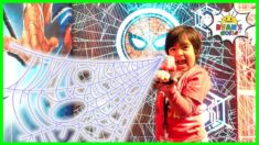 Spiderman Web Sling Superheroes and Transformers with Ryan’s World!!!