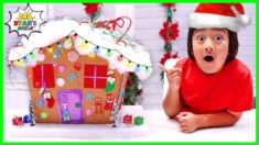 How to Make DIY Gingerbread House from cardboard Holiday Crafts!!!