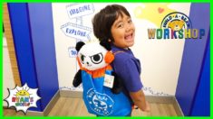 Ryan’s first Combo Panda at Build-a-Bear Workshop!!!