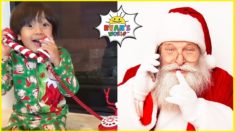 Ryan Talked To Santa Claus on the phone and play Christmas Games!!!
