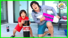 Science Experiment Coca Cola vs Mentos