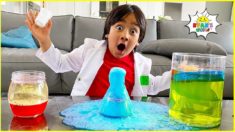 Easy DIY Science Experiments For Kids with Ryan #StayHome Learn #WithMe