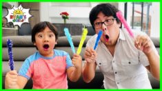 How To Make Rock Candy DIY Science Experiment with Ryan’s World!!!!