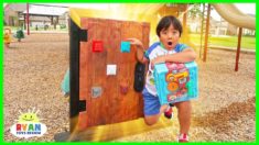 Ryan found a secret door from his room to the playground!!!
