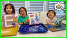 Ryan’s DIY Easy Paint Art Activities for Kids with Emma and Kate!!