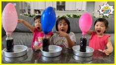 Easy DIY Science Experiment for Kids Blowing up Balloons with Rock Candy!