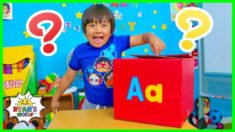 What’s Surprise is in the BOX Learn ABC with Ryan’s World!!!