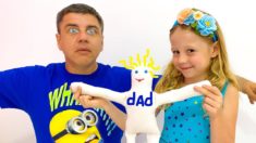 Nastya and dad have fun with toys – the most popular series for children