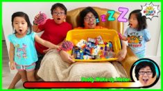 Greedy Daddy In Real Life!  Pretend Play Don’t Wake Daddy Challenge!