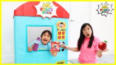 Ryan Vending Machine Kids Toy Story Pretend Play!!!!