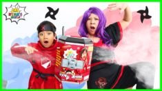 Ninja Ryan vs Dragon Ninja Mommy Challenge for the Shadow Warrior Mystery Box!!!