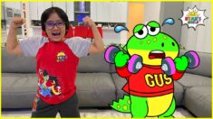 Ryan exercise to be Strong and learn Healthy Habits with Gus!!!