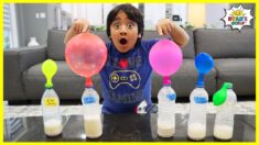 Easy DIY Science Experiment Blowing Up Balloons with Yeast!!!