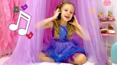 Nastya sings her favorite kid’s songs