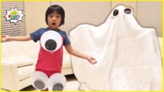 Ryan and the Halloween Ghost funny Stories for Kids!!!