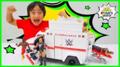 Ryan Plays with WWE Toys!