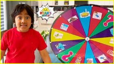 Ryan’s Spin the Mystery Wheel Challenge and more 1 hr fun kids activities!