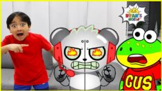 Ryan and Gus vs Robo Combo Spy Mission!!