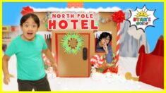 Ryan stay at Santa’s North Pole Hotel Playhouse!!!