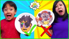 Pancake Art Challenge Ryan vs Mommy! Learn to Make Ryan’s World DIY Pancake Art 1 hr kids  ...