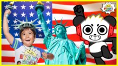 Learn about the Statue Of Liberty for Kids Famous Landmark Facts with Ryan’s World!!!