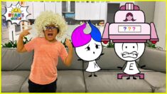 Ryan’s New Hairstyle with Funny EK Doodles 1 hr kids video!!!