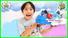 Ryan’s World Combo Panda Airplane around the world!!!