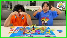 Ryan’s World Tour Board Game Family fun with Ryan vs Daddy!!!