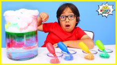 Rain Cloud In A Jar easy DIY Science Experiments for kids to do at home!