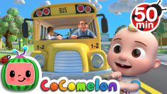 Wheels on the Bus (School Version)  + More Nursery Rhymes & Kids Songs – CoComelon