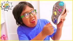 Ryan’s Science Experiments with Bacteria on His Shoes and more 1hr kids Video!!