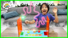 How to make DIY Buzz Wire Game Focus Challenge for Kids with Ryan!