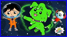 Astronaut Ryan found an Alien Puppy in Space | Cartoon animation for kids